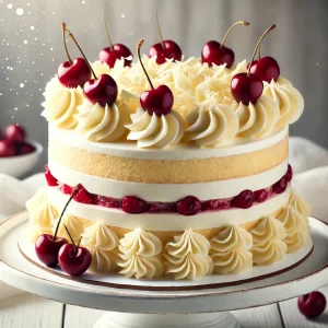 White Forest Cake
